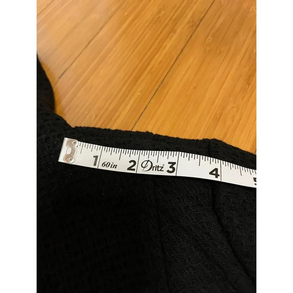 NWT Madden Girl Black Textured Pea Coat Women XS Neutral Classic 5% Wool Winter - Picture 10 of 11